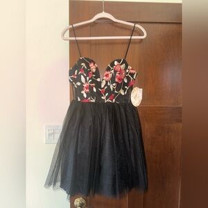 Elegant mini sheer dress